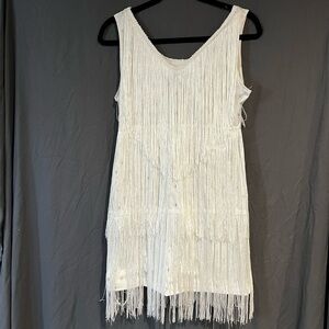 Lot of white dresses